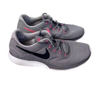Nike Men's Sneaker Shoes Running Tanjun Racer 921669-003 Black Gray Pink Size 11